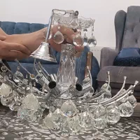 لوستر استیل کریستال پذیرایی