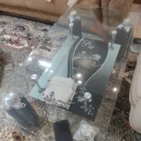 میز پذیرایی بزرگ به همراه دو عدد میز عسلی