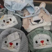 کلاه مخمل نوزادی تا ۸ماه