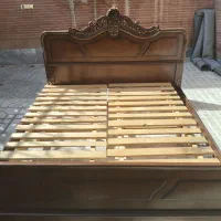 تخت 2نفره تمام چوب