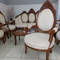 مبل استیل۹نفره تمام چوب راش