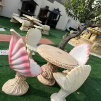 میز نیمکت مبلمان شهری بتنی فلزی مقاوم