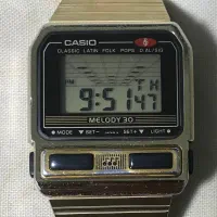 ساعت CASIO 30 MELODY اصل JAPAN بسیار قدیمی و کمیاب