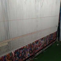 یک دستگاه فرش نیمه کاره پرده طرح سالاری