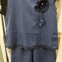ست کرم سورمه ای سبز دخترونه