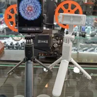 مینی سه پایه موبایل سفید و مشکی