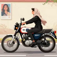 آموزش موتور بانوان با مربی بانو و آقایان و کودکان
