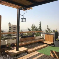 ۱۴۰ متر/۵۰ متر تراس گاردن/هتلینگ/مجردی