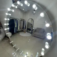 آینه گرد چراغدار