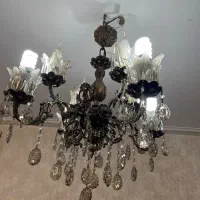 لوستر برنج ۴شاخه ۸شعله