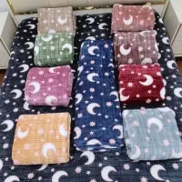 پتو مسافرتی یکنفره دونفره مخمل خارجی ژله ای حراج