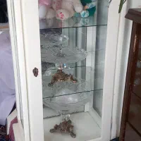 بوفه چوبی کوچک ۲طبقه (در حد نو)