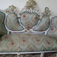 مبل سلطنتی نه نفره با سه عدد میز عسلی