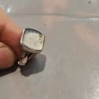 انگشتر نقره عقیق سفیدیمنی