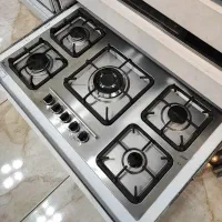 اجاق‌گاز صفحه ای استیل و شیشه