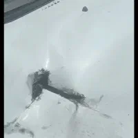 پراید ۱۳۱ تصادفی شاسی یک طرف خورده بی رنگ