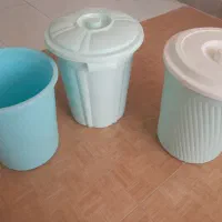 سطل حبوبات پلاستیکی