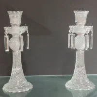 شمعدان تک شعله متوسط باکارات بلوری لاله خور