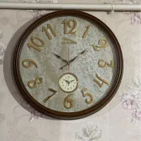 ساعت دیواری  گرد جاگوار ۶۰ سانتی بزرگ ۲ موتوره