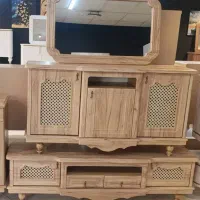 ست میز تلوزیون و آینه و کنسول سایز بزرگ اقساط