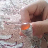 انگشنر کهنه یمنی دستساز نقره پنبه۹۹۹