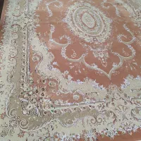 دو تخته فرش 12متری جنس نخی گلبرجسته