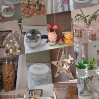 پرده ساعت گل کیتی فانوس انگلیش هوم کتری قوری