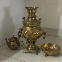 سماور زغالی برنجی