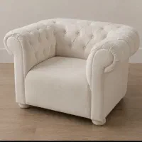 مبل کودک مدل مینی چستر رنگ سفید