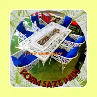 میزو صندلی باغی/صندلی کوره ای پلی استر/میز اتشکده