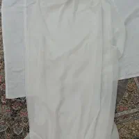 پرده حریر پانچ با زیر پرده ای و میله ها