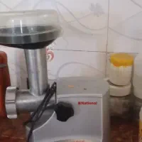 چرخ گوشت ناسیونال وسالادساز وهمزن دستی س تییغ