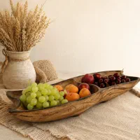 اردوخوری 2خونه چوب گردو دست تراش