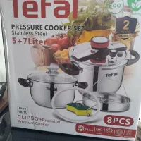 زودپز دوقلو تفال ۵و۷ لیتری استیل