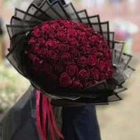 دسته گل طبیعی رز هلندی