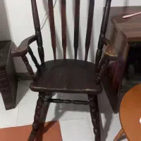 صندلی راک و میز اداری به همراه فایل ۳ کشو