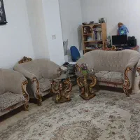 مبل مدل سلطنتی همراه با جلو مبلی