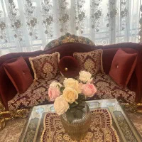 مبل استیل به همراه میز ناهارخوری