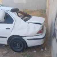 سمند 87 تصادفی موتور و گیر بکس سالم