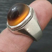 عقیق کلاه دار رکاب جم رضایی