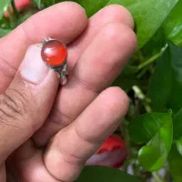 انگشتر عقیق یمن پشت بسته حرز زنانه