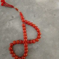 تصبیح کهربا زیبا و رنگ اورده