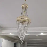 لوستر ۴ شعله کریستالی