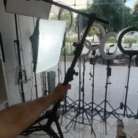 سه پایه t T یک متری صلیبی نگهدارنده تولید محتوا
