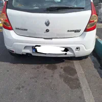 سپر عقب ساندرو سفید