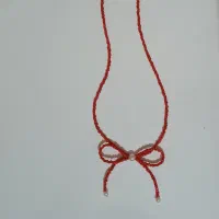 گردنبند پاپیونی مرواریدی