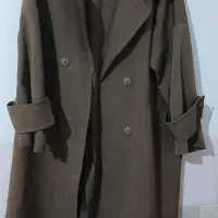 مانتو رنگ قهوه ای در حد نو