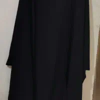 چادر مشکی دانشجویی       قد 160 (جنس ندا کن کن)