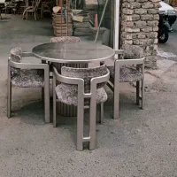 میز وصندلی غذاخوری مدل اچ