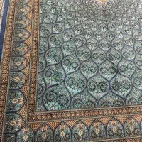 فرش تمام ابریشم گنبد قم ۴ متری فوق‌العاده نفیس